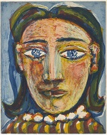 1939 Head of a Woman No. 1. Portrait of Dora Maar